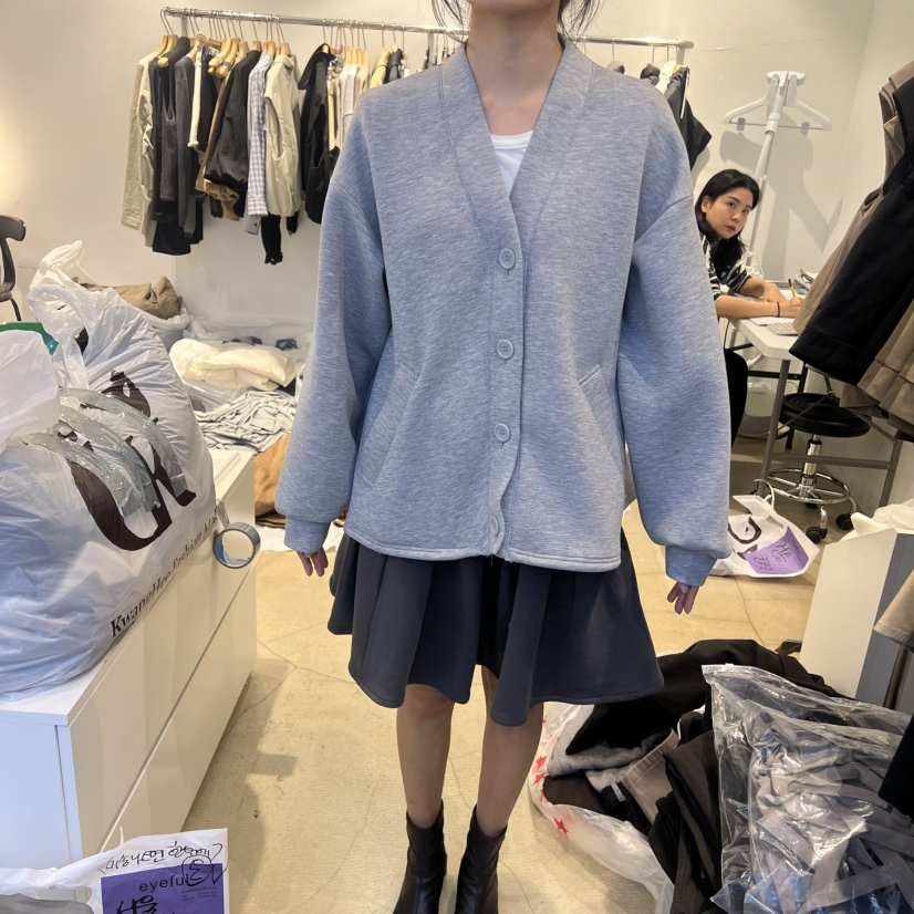 EYEFUL-Q韓國代購㊣女士新款時尚25秋冬人氣休閑真品夾克紐扣eyeful夾克