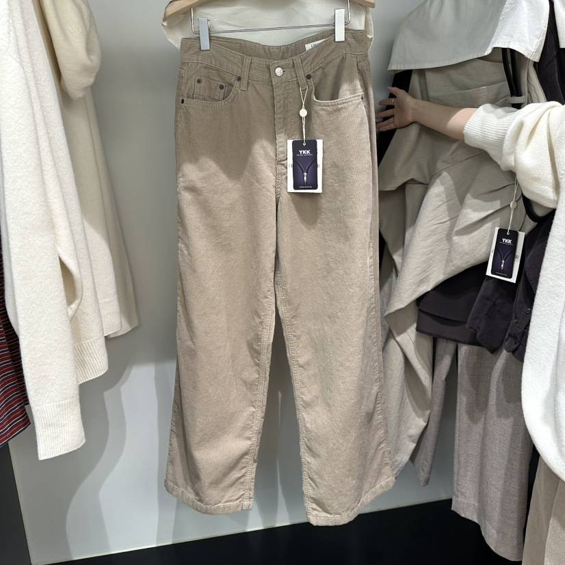 FRENCH DOOR東大門㊣實拍女士新品25秋冬真品休閑褲燈芯絨FRENCH DOOR休閑褲