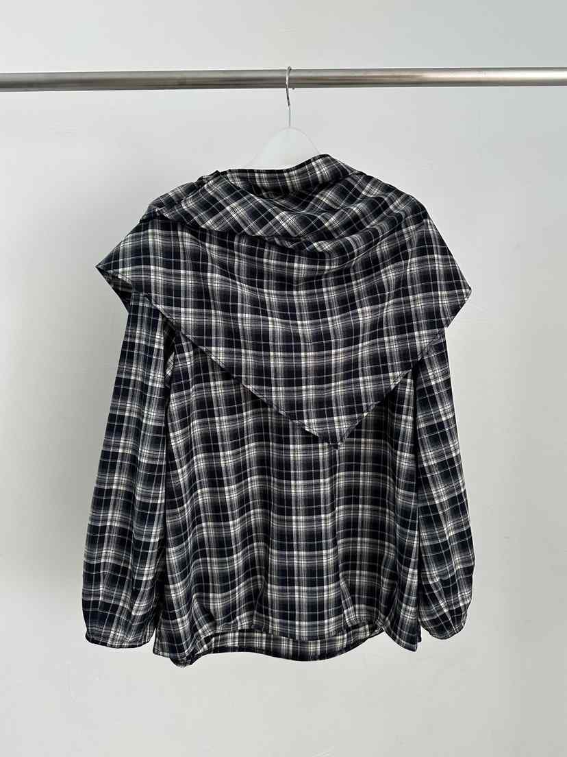 MAINT韓國代購㊣女裝新款真品職業休閑襯衫蕾絲衫可拆卸披肩MAINT襯衫/蕾絲衫