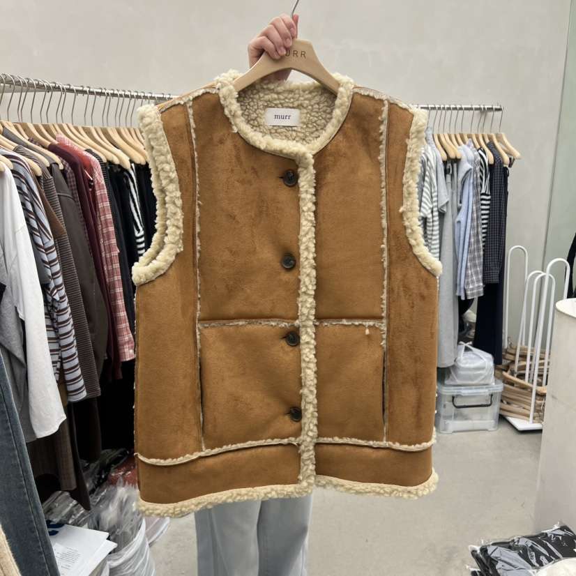 MURR韓國代購㊣女士新款人氣推薦職業熱賣休閑真品25秋冬馬甲MURR馬甲