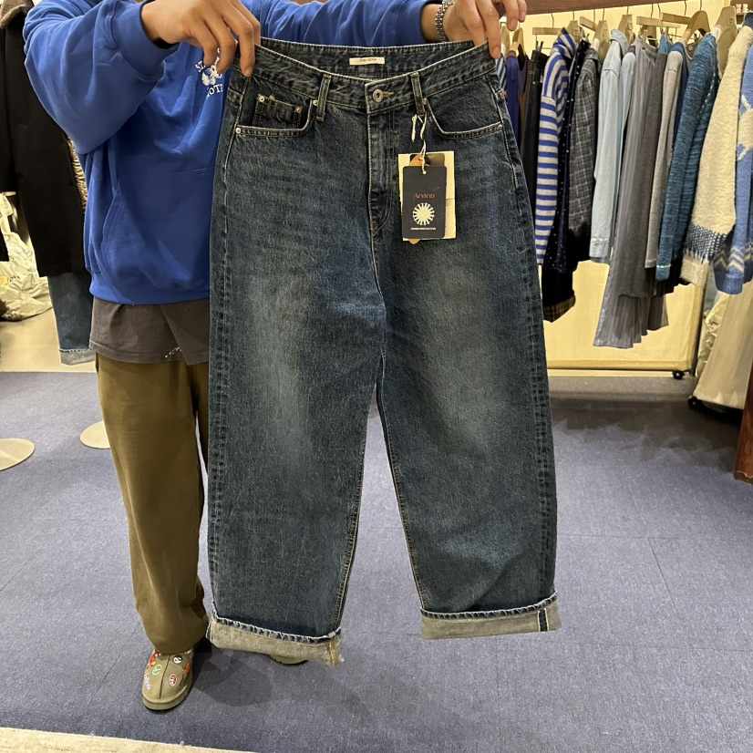 FURE東大門㊣代購女士新品職業時尚真品休閑25秋冬人氣牛仔褲FURE牛仔褲