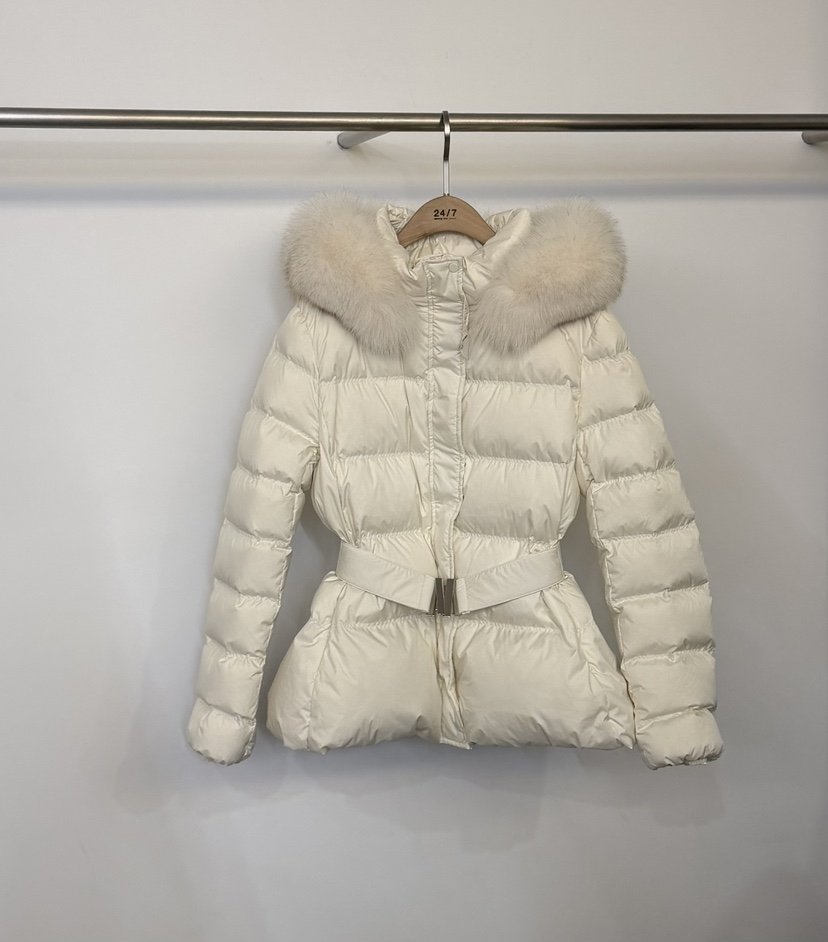 TWENTY FOUR SEVEN24-7韓國代購㊣女士新品25秋冬短款羽絨服含腰帶填充絨TEWNTY FOUR SEVEN24-7短款羽絨服