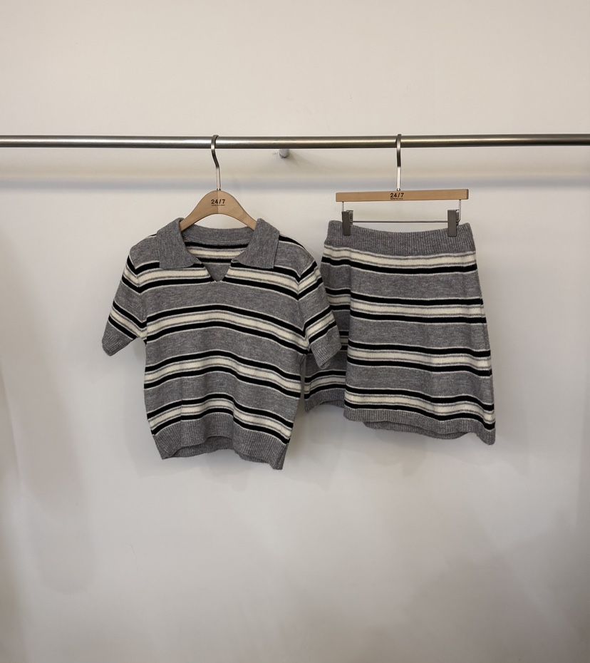 TWENTY FOUR SEVEN24-7東大門㊣代購女裝新品25秋冬套裝兩件套套裝TEWNTY FOUR SEVEN24-7套裝