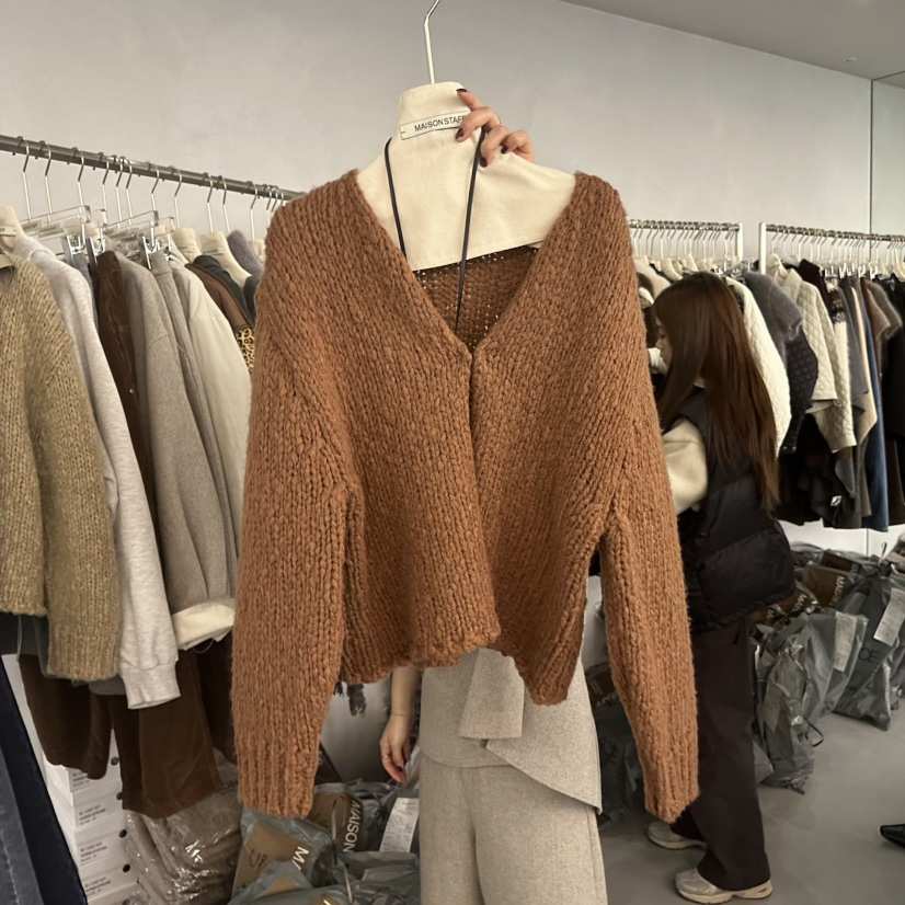 DOUBLE STANDARD/LE SMOKING/MAISONSTAFF東大門㊣實拍女裝新款熱賣毛衣MAISONSTAFF毛衣