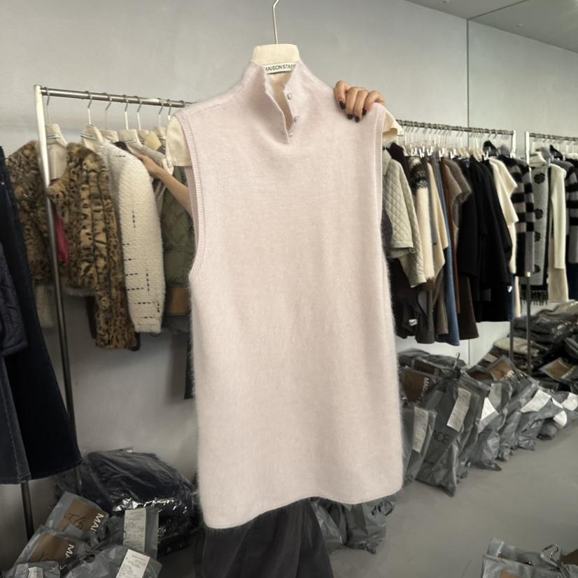 DOUBLE STANDARD/LE SMOKING/MAISONSTAFF東大門㊣直郵女裝新品真品吊帶背心羊毛MAISONSTAFF吊帶/背心