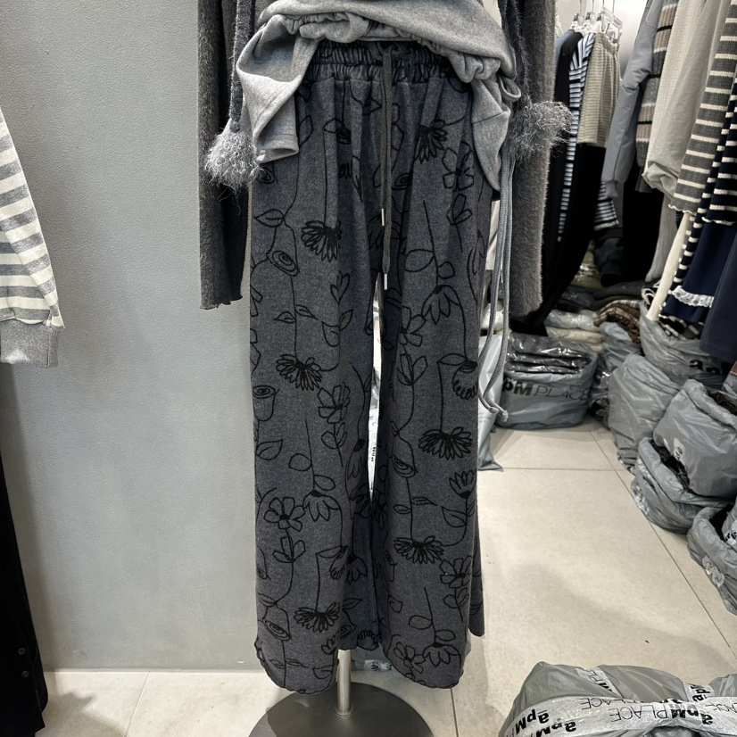 ANDE東大門㊣直郵女士新款休閑時尚熱賣職業真品休閑褲抓絨Ande休閑褲