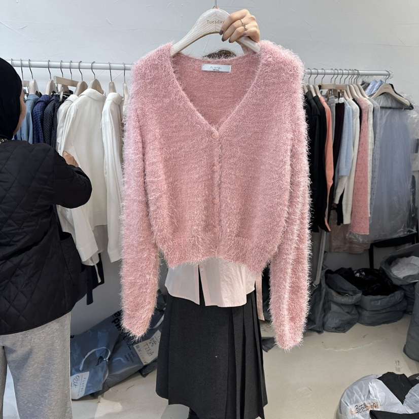 FLORAL東大門㊣直郵女裝新品推薦休閑人氣25秋冬針織衫不含內搭FLORAL針織衫