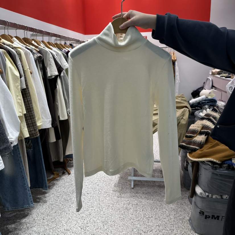 ATPZ韓國直郵㊣女士新款職業休閑時尚熱賣25秋冬長袖T恤羊毛ATTENTION PLEAES長袖T恤