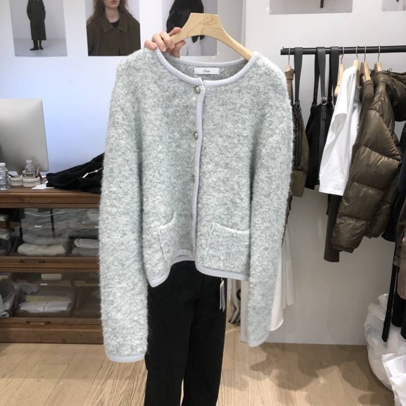 OURIN東大門㊣實拍女裝新品休閑人氣熱賣真品時尚夾克粗花呢OURIN夾克