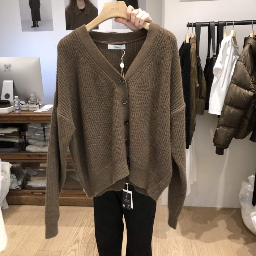 OURIN東大門㊣直郵女裝新款職業休閑真品推薦人氣25秋冬針織衫OURIN針織衫