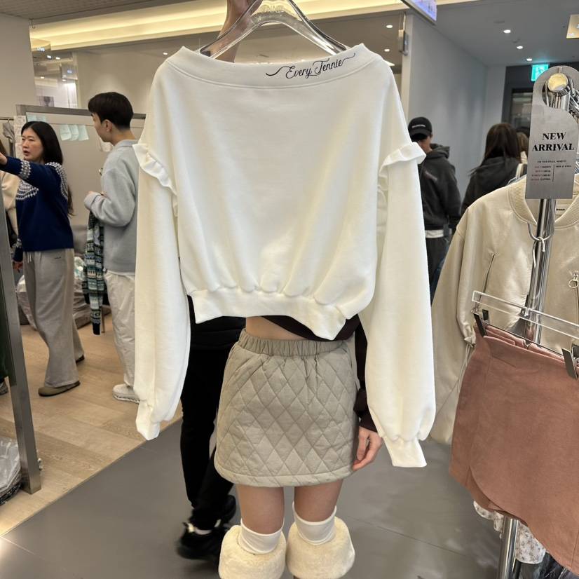 JENNIE韓國直郵㊣女士新款人氣時尚職業推薦25秋冬衛衣加絨JENNIE/VENEFIT衛衣