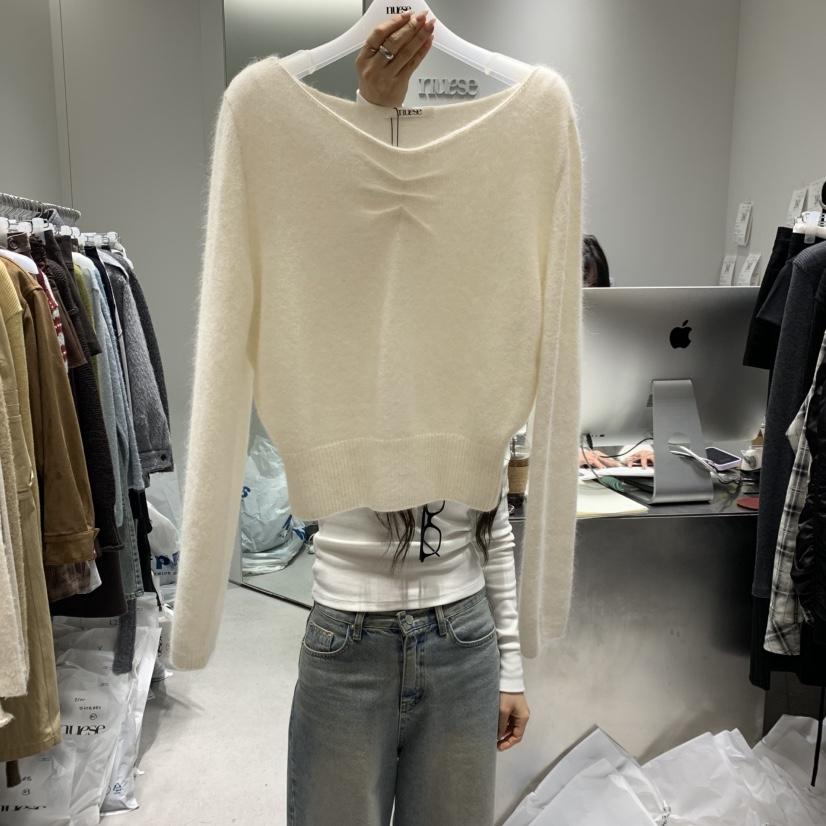 NUESE韓國代購㊣女裝新款推薦職業休閑人氣真品25秋冬針織衫NUESE針織衫