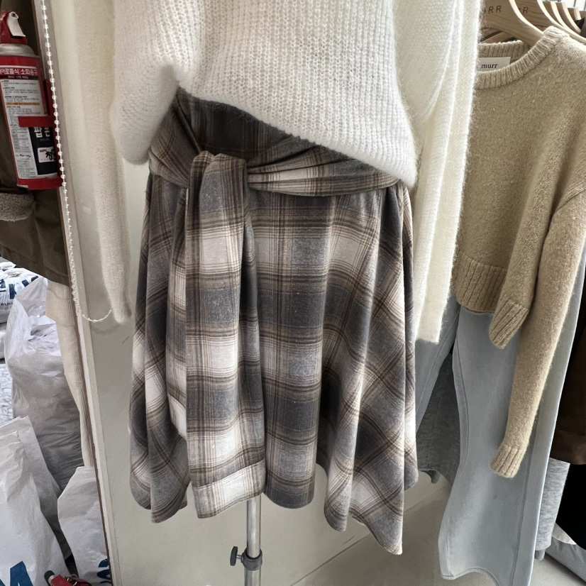 MURR東大門㊣直郵女裝新款時尚25秋冬職業休閑半身裙中短裙MURR半身裙/中短裙