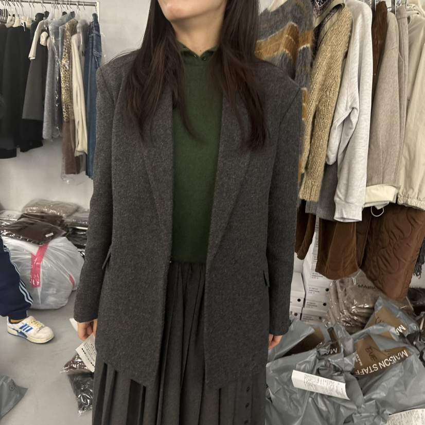 DOUBLE STANDARD/LE SMOKING/MAISONSTAFF東大門㊣實拍女裝新款休閑夾克MAISONSTAFF夾克