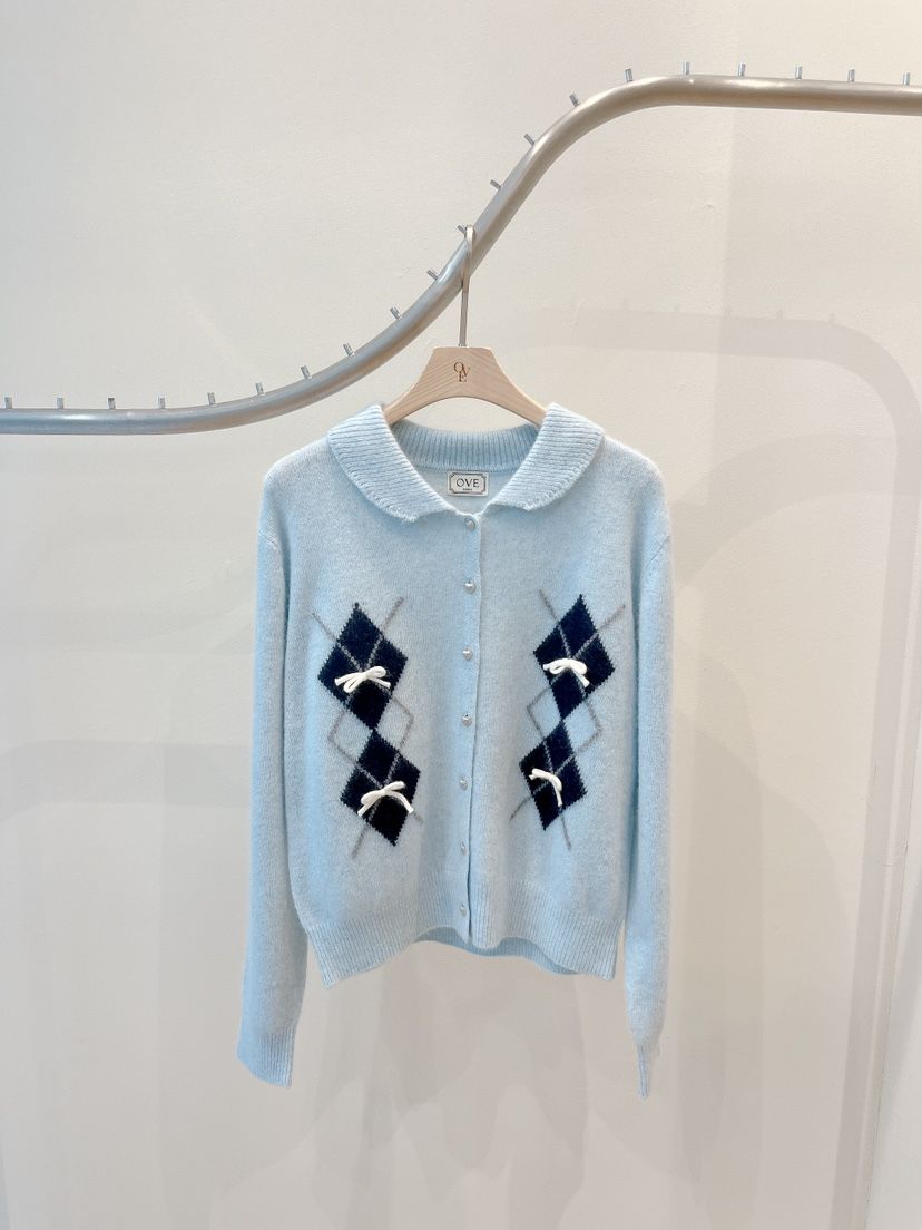 OVE韓國代購㊣女裝新款人氣推薦25秋冬熱賣時尚職業休閑針織衫OVE針織衫