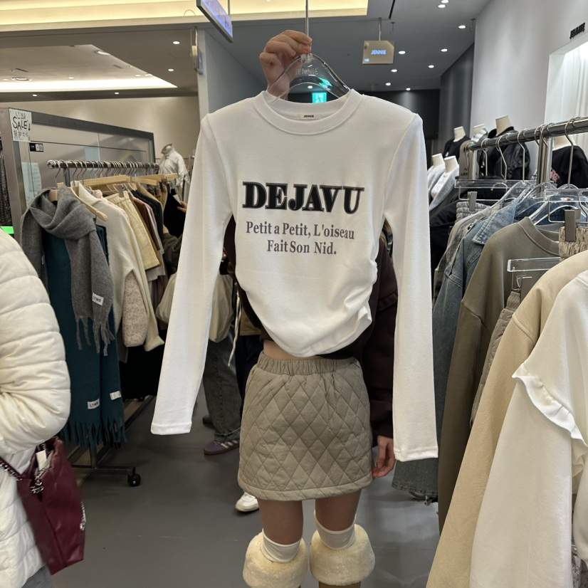 JENNIE東大門㊣實拍女士新品職業時尚真品人氣熱賣推薦長袖T恤JENNIE/VENEFIT長袖T恤