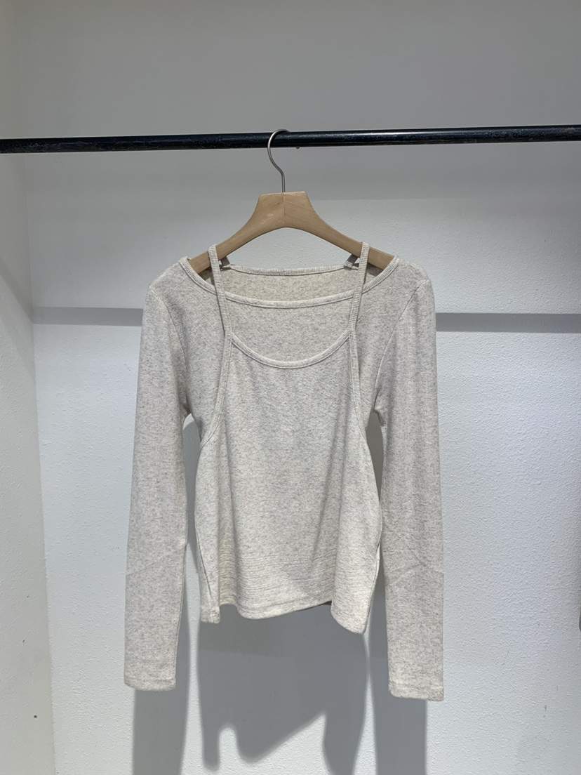 IR BIEN/BIENBIEN東大門㊣直郵女士新品推薦長袖T恤假兩件IR BIEN/BIENBIEN長袖T恤