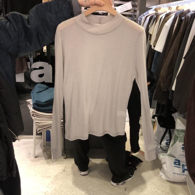 BANY ANCO東大門㊣代購女裝新品休閑熱賣25秋冬長袖T恤羊絨高領BANY ANCO長袖T恤