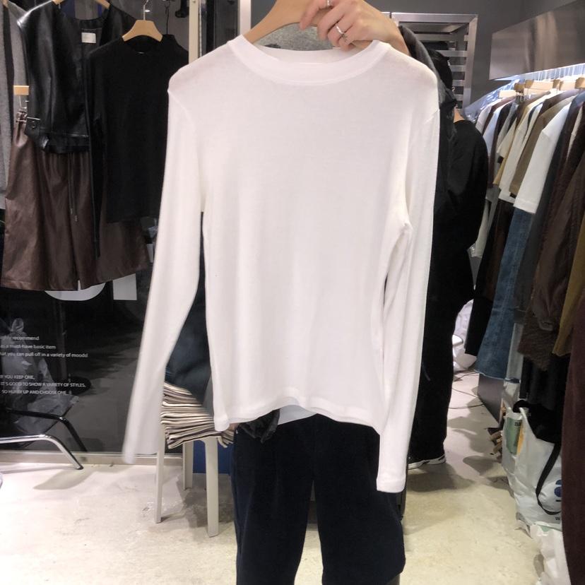 BANY ANCO東大門㊣實拍女裝新款休閑時尚熱賣推薦長袖T恤天絲BANY ANCO長袖T恤
