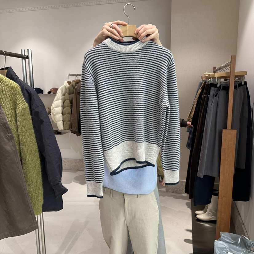 ANDMORE BUTTON東大門㊣直郵女裝新款職業人氣休閑時尚針織衫ANDMORE BUTTON針織衫