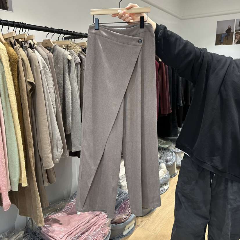 aube nunt東大門㊣直郵女裝新款真品時尚推薦職業25秋冬休閑褲aube nunt休閑褲