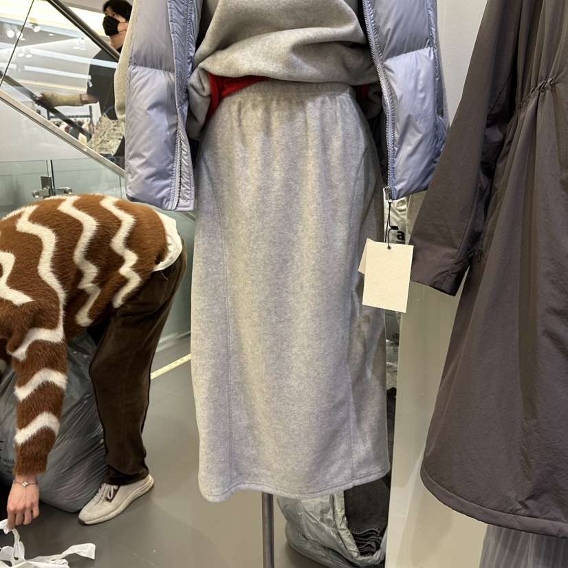 FURE東大門㊣代購女士新款25秋冬人氣真品時尚熱賣長裙羊毛FURE長裙