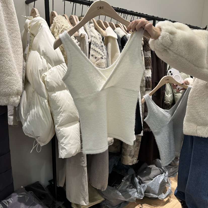 ORE-P韓國代購㊣女士新品人氣休閑25秋冬吊帶背心不含內搭ORE吊帶/背心