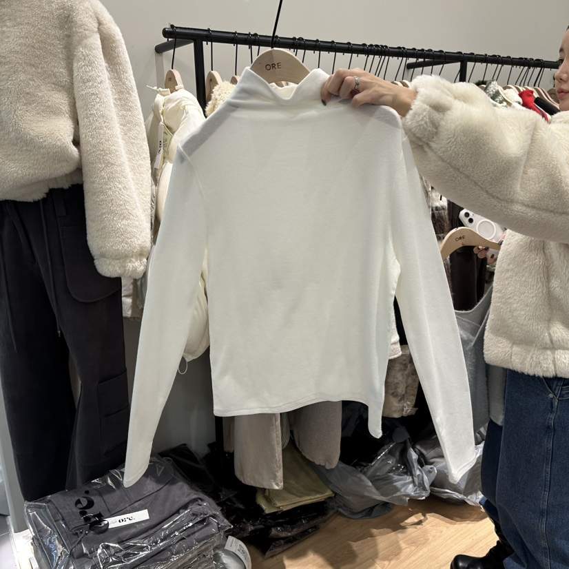 ORE-P東大門㊣直郵女裝新款休閑25秋冬時尚熱賣推薦長袖T恤ORE長袖T恤