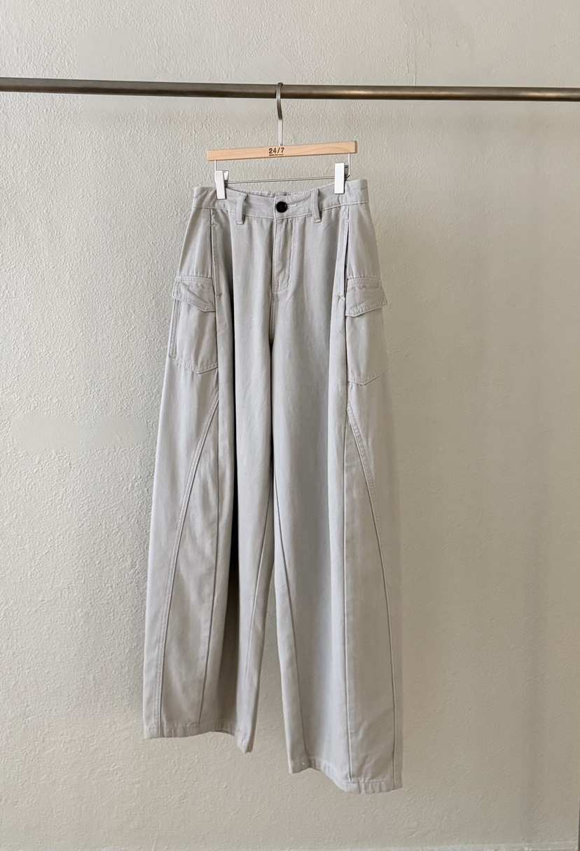 TWENTY FOUR SEVEN24-7韓國直郵㊣女裝新品時尚休閑褲口袋TEWNTY FOUR SEVEN24-7休閑褲