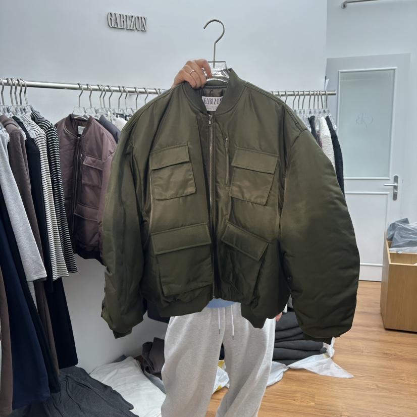 GABIZON韓國代購㊣女裝新品人氣職業推薦休閑時尚25秋冬夾克口袋GABIZON夾克