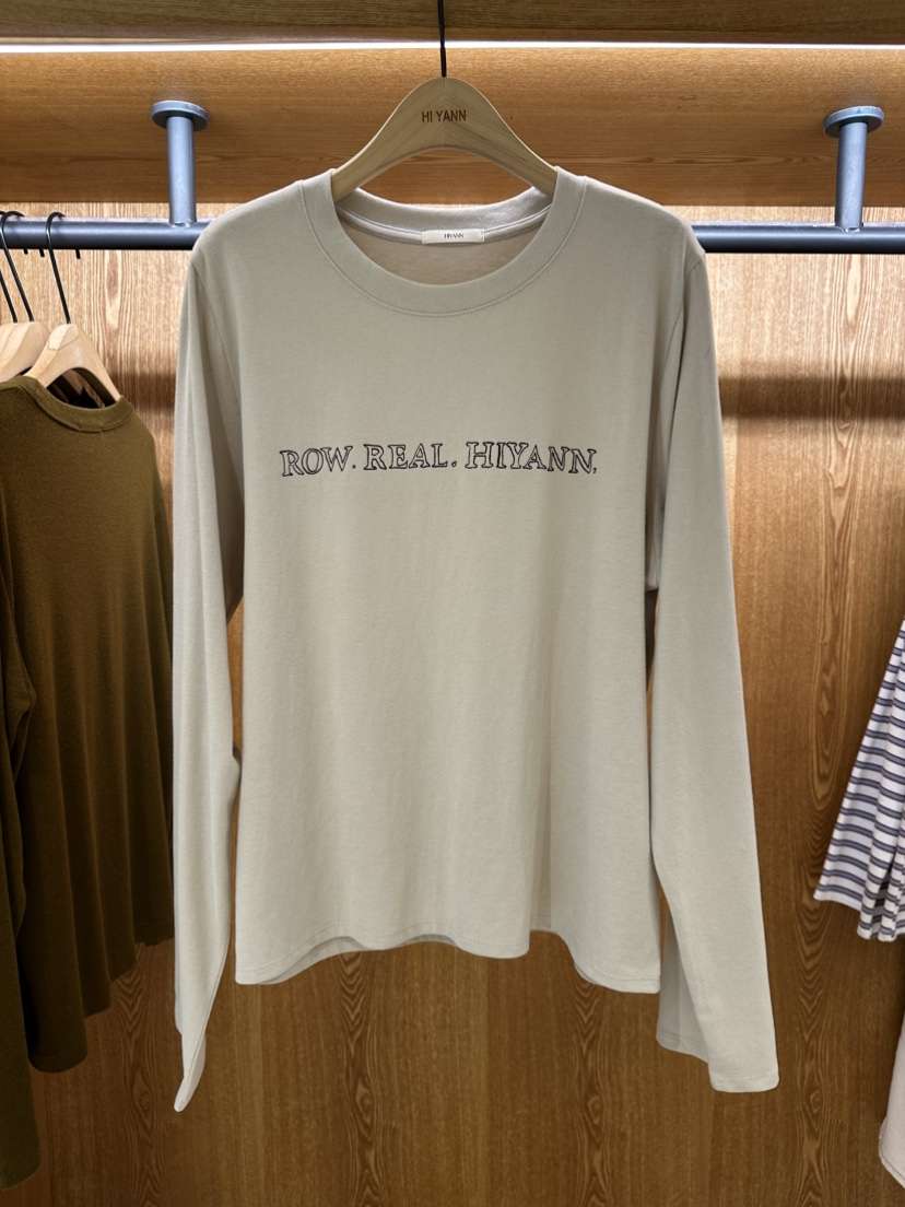 HI YANN東大門㊣直郵女士新款25秋冬時尚職業人氣熱賣長袖T恤HI YANN長袖T恤