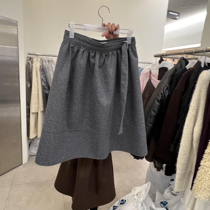 PORTS MOSS韓國直郵㊣女士新款人氣熱賣時尚休閑半身裙中短裙PORTS MOSS半身裙/中短裙