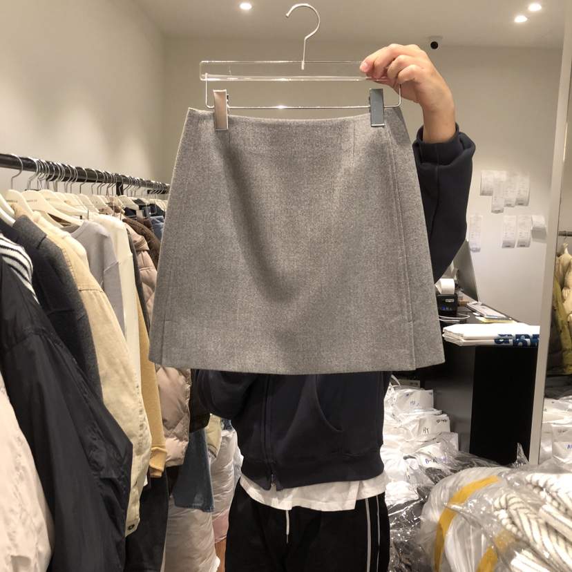 GABRIELLE韓國代購㊣女裝新款休閑25秋冬真品熱賣推薦人氣短裙GABRIELLE短裙