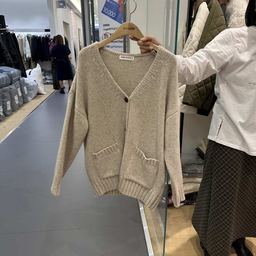 M.G.N東大門㊣實拍女士新款職業人氣時尚真品針織衫羊毛開衫MAGNET針織衫