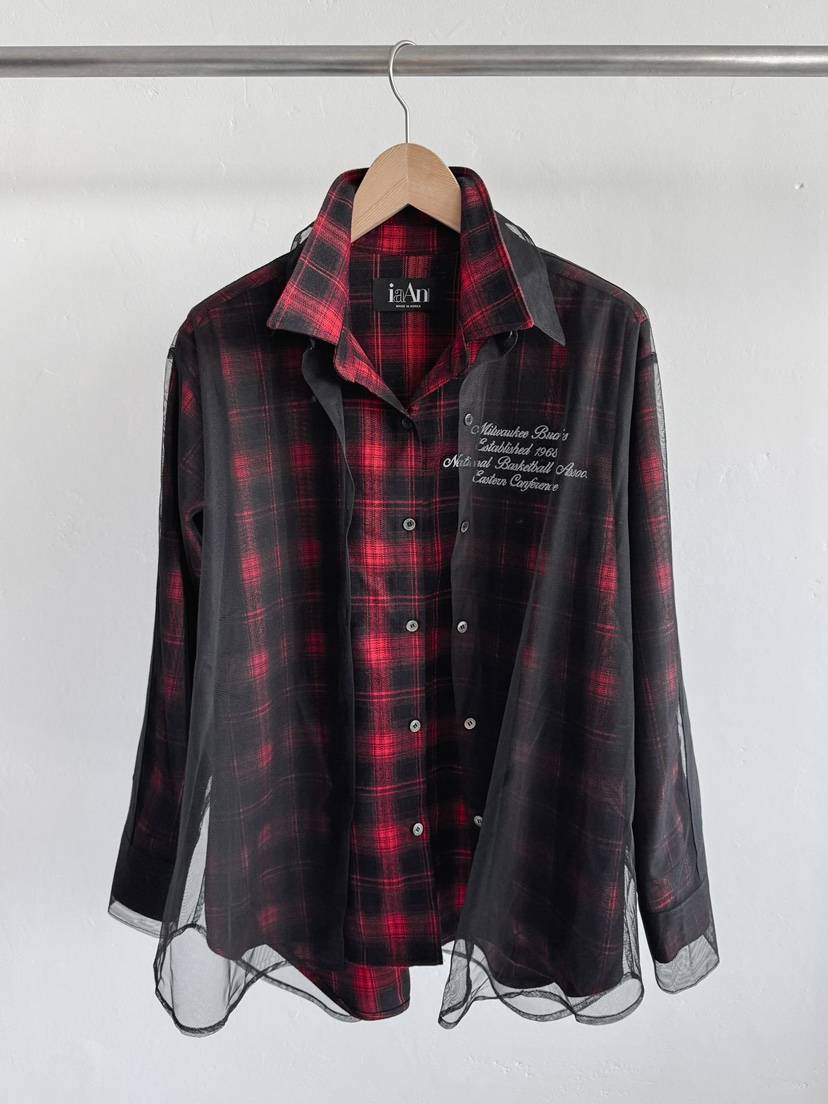 IAAN東大門㊣代購女裝新品熱賣職業25秋冬時尚真品襯衫蕾絲衫iaAn襯衫/蕾絲衫