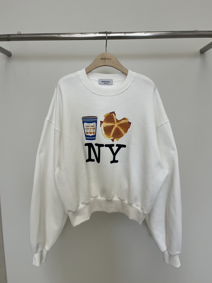 AMUSE SEOUL東大門㊣實拍女裝新品人氣25秋冬熱賣衛衣加絨AMUSE SEOUL衛衣