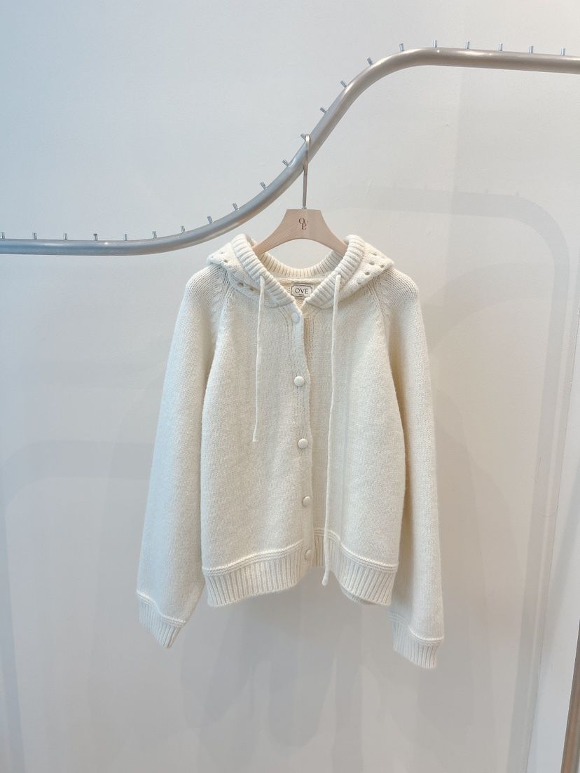 OVE東大門㊣直郵女裝新款推薦熱賣25秋冬人氣時尚針織衫連帽衫OVE針織衫