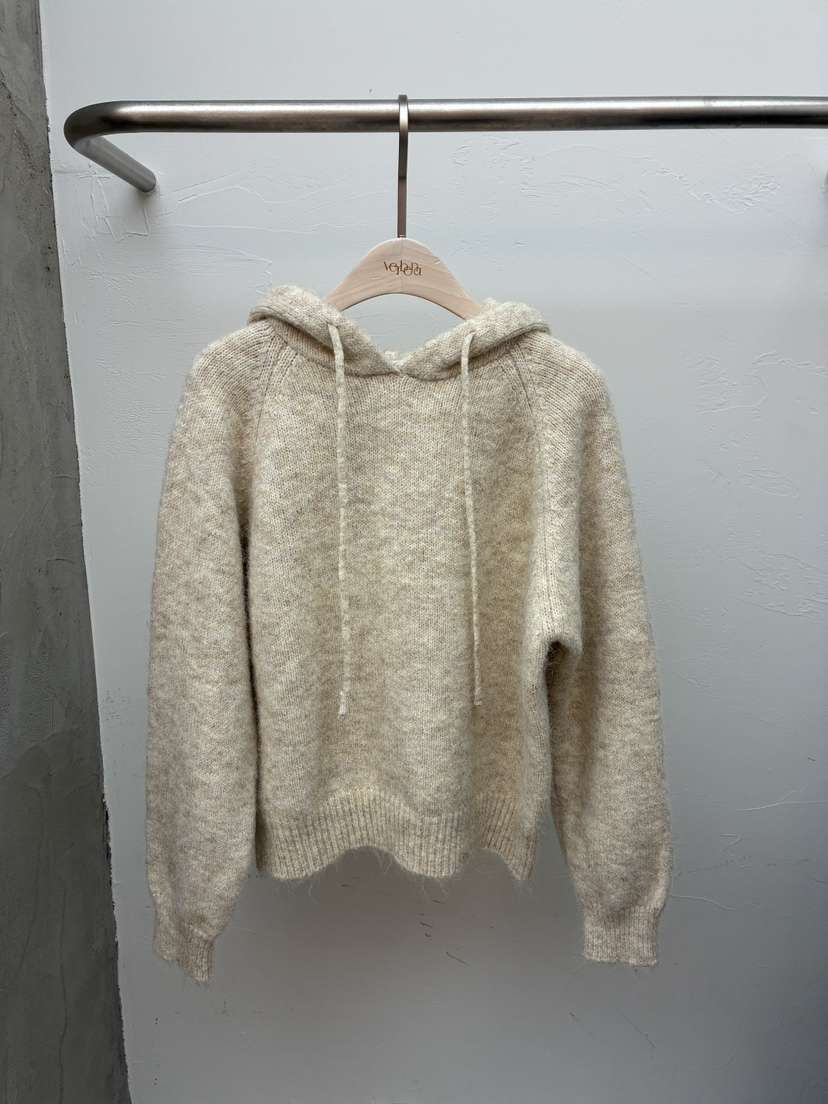 Verbena東大門㊣實拍女士新品推薦25秋冬針織衫連帽針織衫羊毛Verbena針織衫