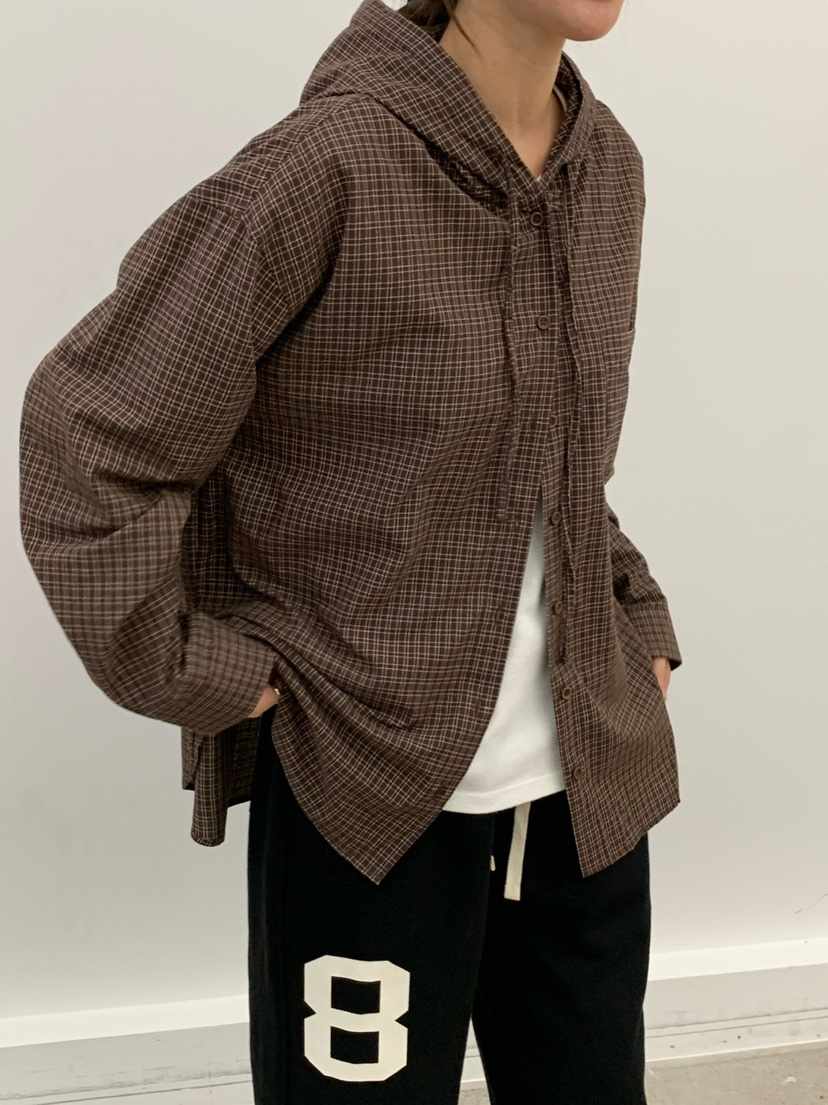 COBALT BLUE韓國直郵㊣女裝新品25秋冬休閑襯衫蕾絲衫連帽衫COBALT BLUE襯衫/蕾絲衫