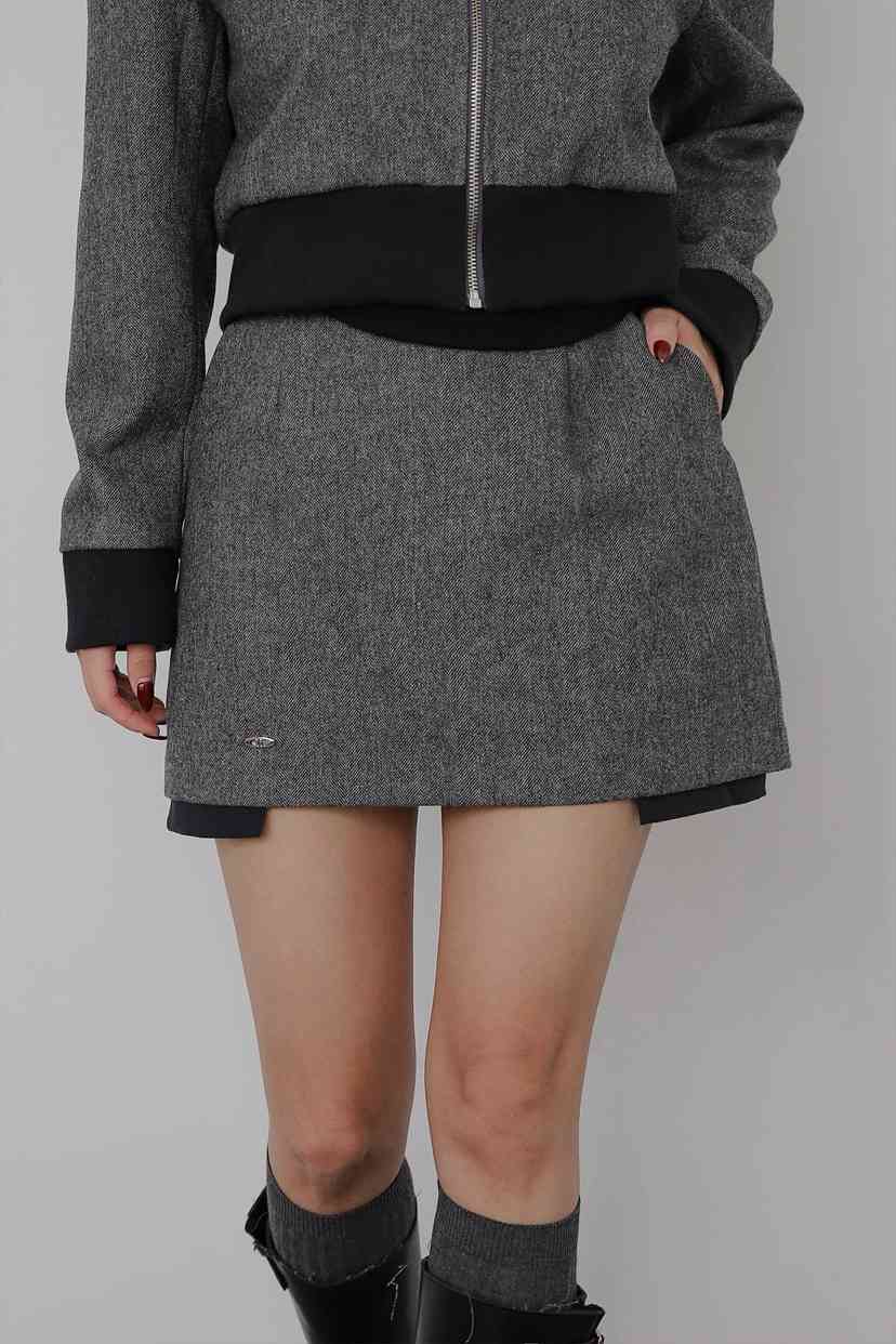 SLIT東大門㊣直郵女士新款真品推薦25秋冬時尚熱賣人氣短裙SLIT短裙