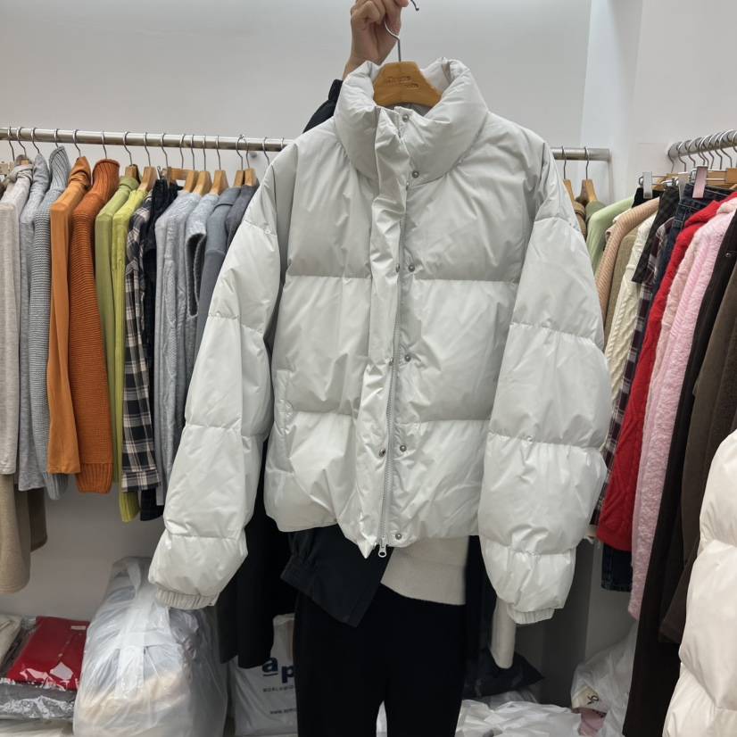 DRESS ROOM韓國直郵㊣女裝新款推薦人氣短款羽絨服填充鴨絨DRESS ROOM短款羽絨服