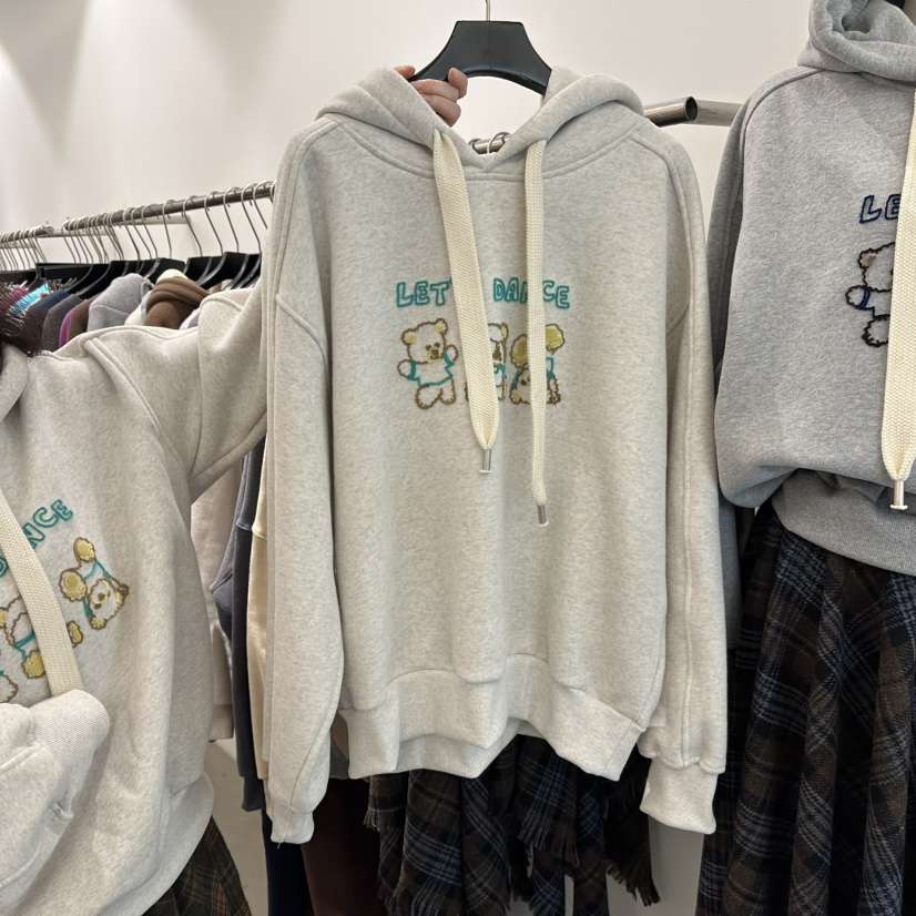 A.CES東大門㊣實拍女裝新品職業真品25秋冬人氣熱賣衛衣加絨A.CES衛衣