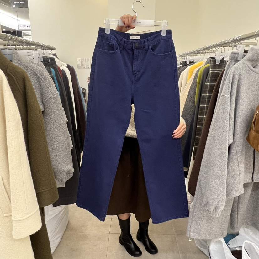 PORTS MOSS東大門㊣直郵女裝新款時尚休閑職業人氣推薦牛仔褲PORTS MOSS牛仔褲