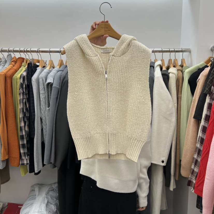 DRESS ROOM東大門㊣代購女裝新品熱賣職業真品時尚25秋冬馬甲DRESS ROOM馬甲