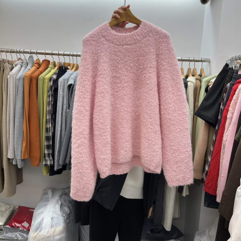 DRESS ROOM東大門㊣直郵女裝新款休閑真品時尚職業針織衫絨DRESS ROOM針織衫