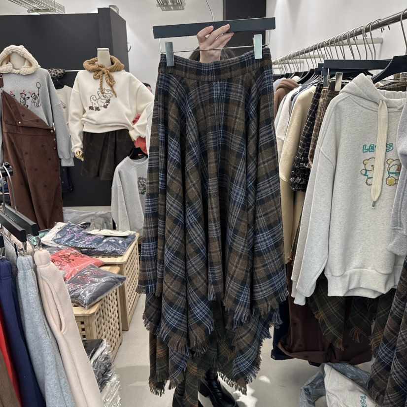 A.CES東大門㊣代購女士新款真品推薦休閑時尚25秋冬熱賣長裙A.CES長裙