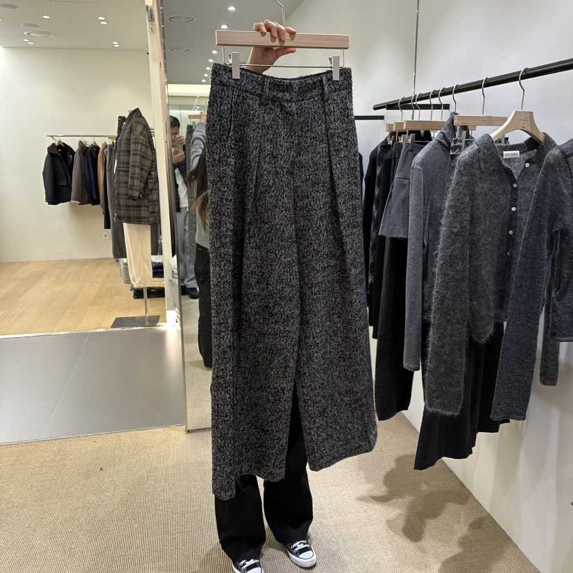 VEGETABLE東大門㊣代購女裝新品25秋冬真品人氣時尚休閑休閑褲VEGETABLE休閑褲