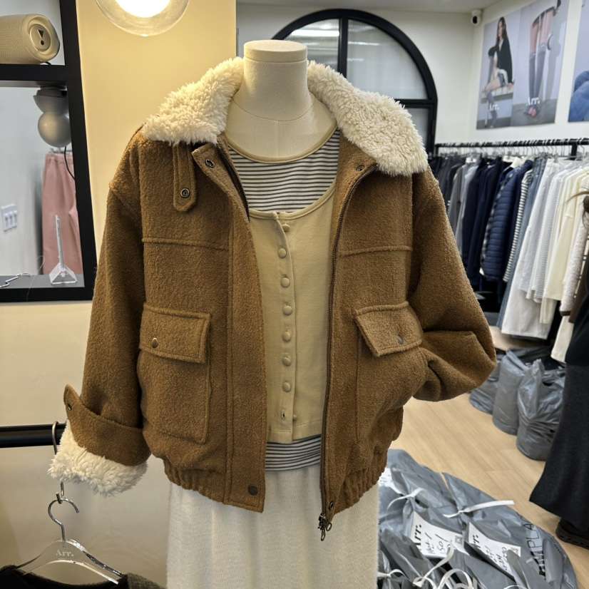 ARR東大門㊣實拍女裝新款25秋冬真品推薦時尚休閑職業人氣夾克ARR夾克