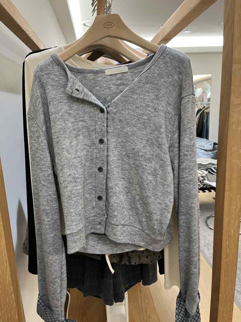 TIZZI韓國直郵㊣女士新款真品25秋冬推薦人氣休閑時尚針織衫TIZZI針織衫