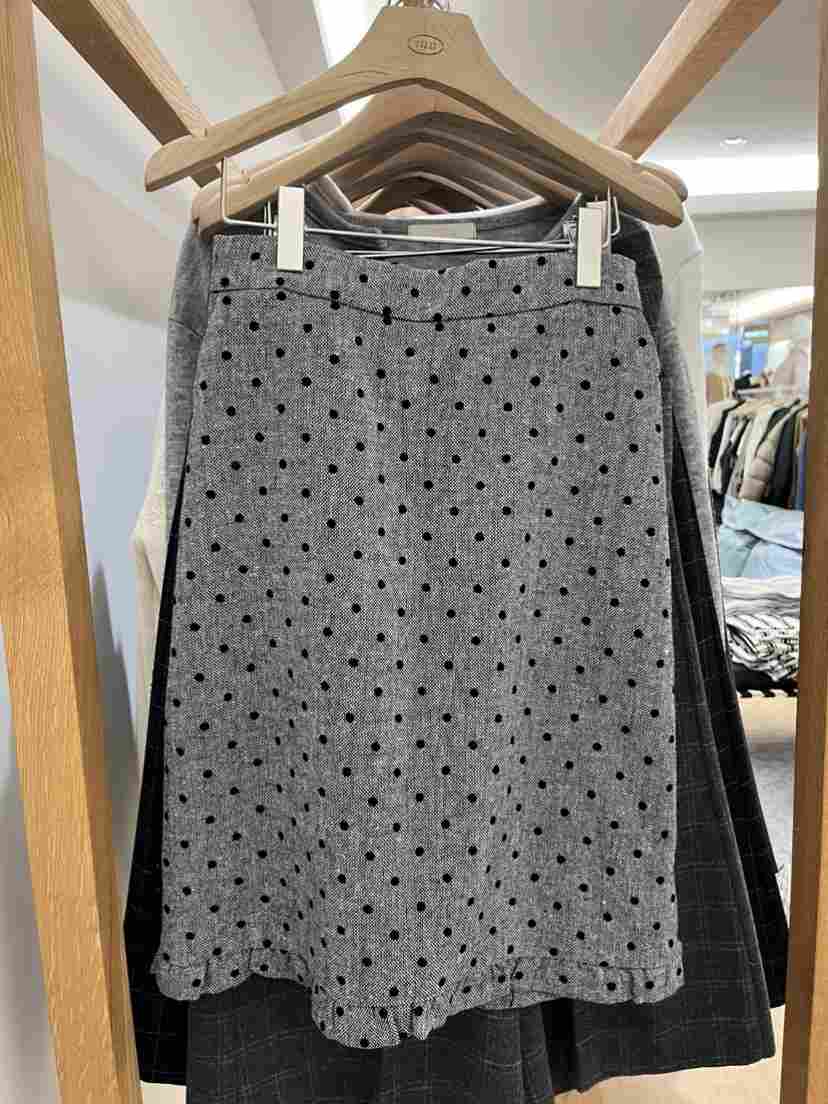 TIZZI東大門㊣直郵女士新品時尚真品熱賣半身裙中短裙圓點裙TIZZI半身裙/中短裙